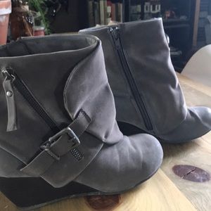 Blowfish wedge booties